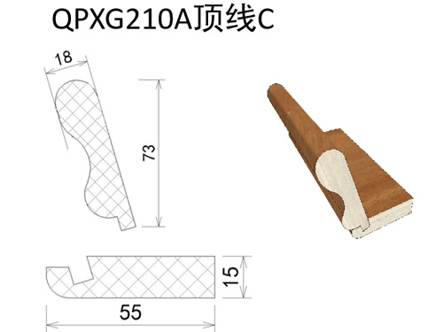 千年舟頂墻線(xiàn)條